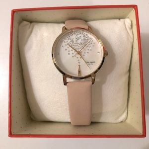 Kate Spade champagne cream leather watch